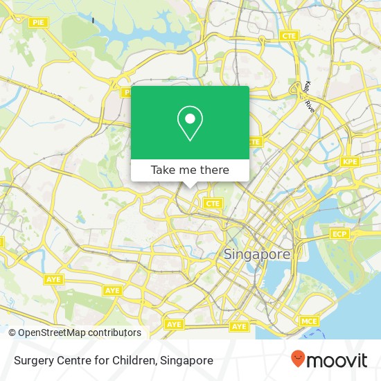 Surgery Centre for Children map