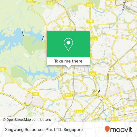 Xingwang Resources Pte. LTD. map
