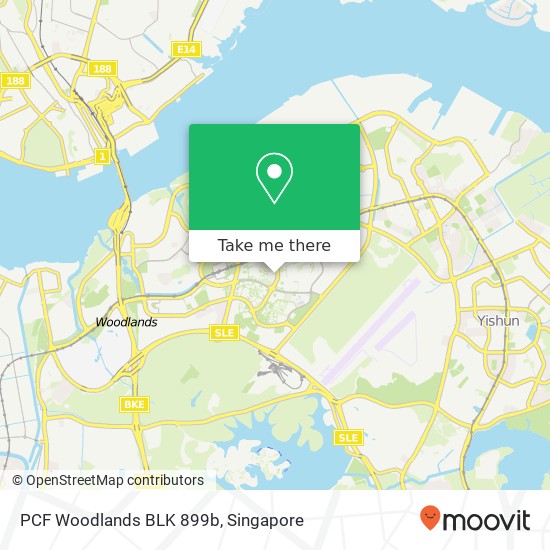 PCF Woodlands BLK 899b地图