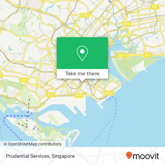 Prudential Services map
