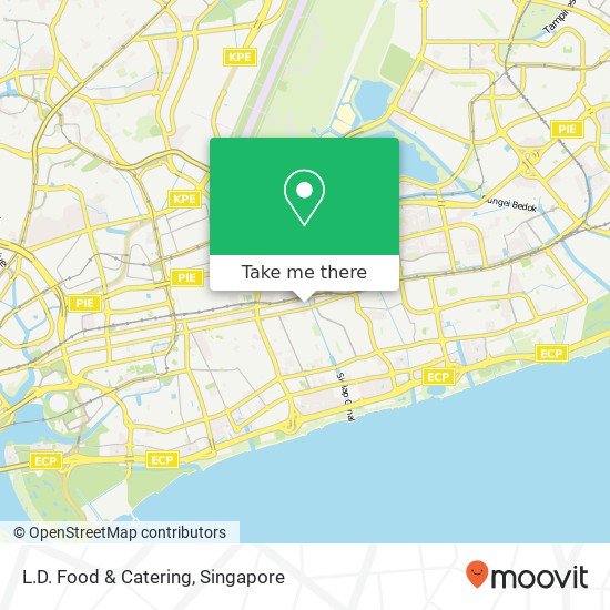 L.D. Food & Catering map