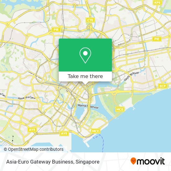 Asia-Euro Gateway Business map