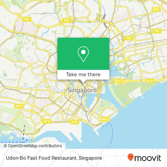 Udon-Bo Fast Food Restaurant地图