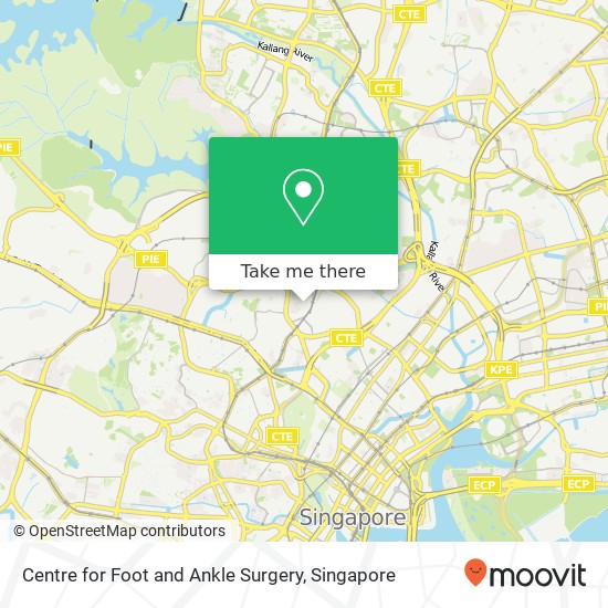 Centre for Foot and Ankle Surgery map