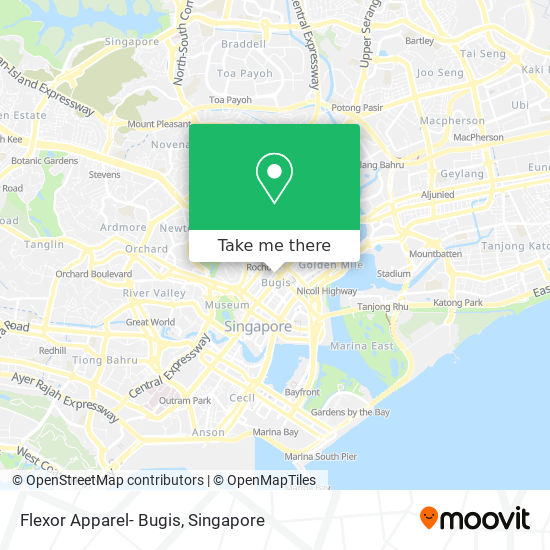 Flexor Apparel- Bugis map