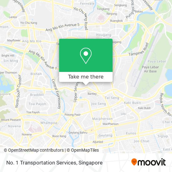 No. 1 Transportation Services map