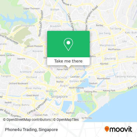 Phone4u Trading map