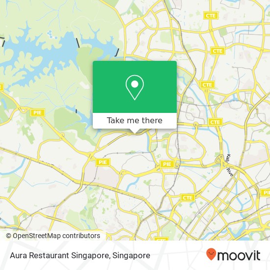 Aura Restaurant Singapore map
