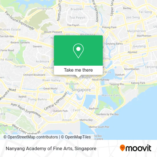 Nanyang Academy of Fine Arts map