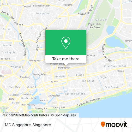 MG Singapore地图