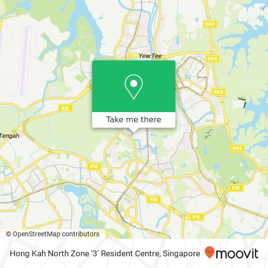 Hong Kah North Zone '3' Resident Centre地图