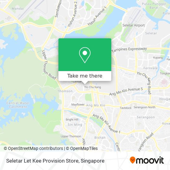 Seletar Let Kee Provision Store map