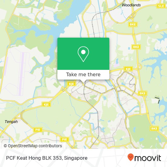 PCF Keat Hong BLK 353 map