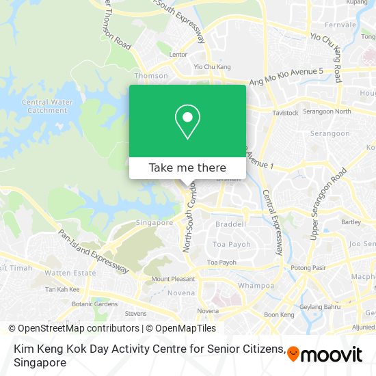 Kim Keng Kok Day Activity Centre for Senior Citizens map