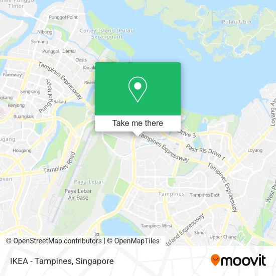 IKEA - Tampines map