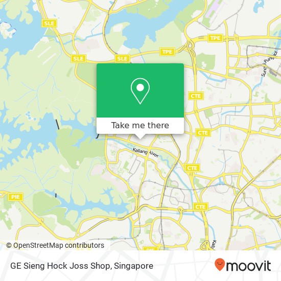 GE Sieng Hock Joss Shop map