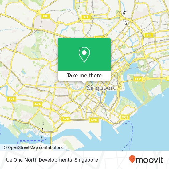 Ue One-North Developments map