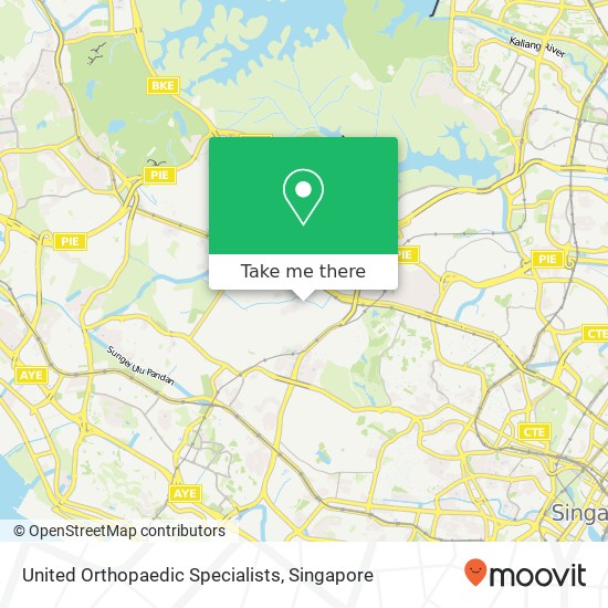 United Orthopaedic Specialists map