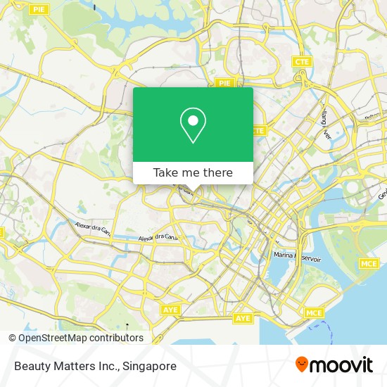 Beauty Matters Inc. map