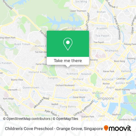 Children's Cove Preschool - Orange Grove map