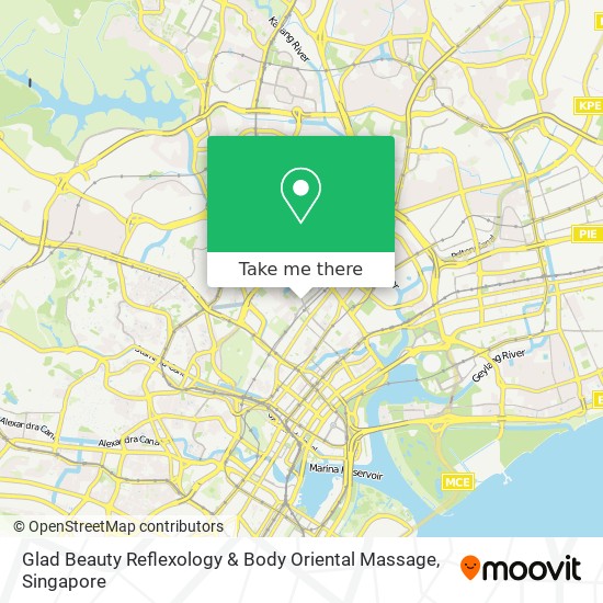 Glad Beauty Reflexology & Body Oriental Massage map