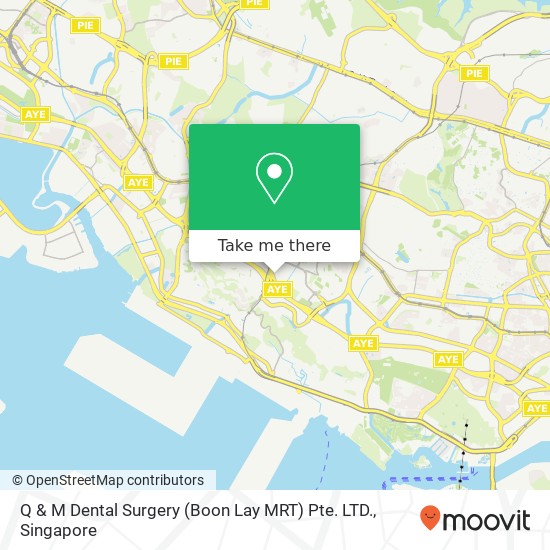 Q & M Dental Surgery (Boon Lay MRT) Pte. LTD.地图