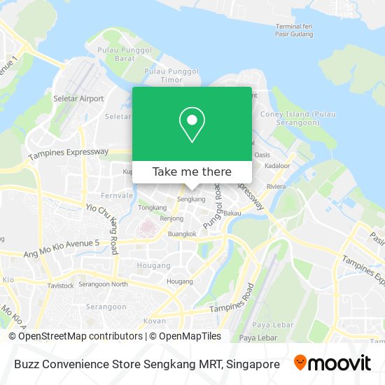 Buzz Convenience Store Sengkang MRT地图