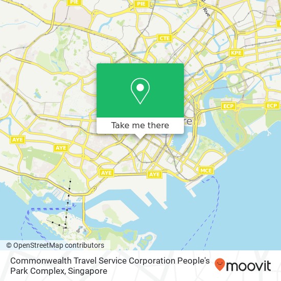 Commonwealth Travel Service Corporation People's Park Complex地图