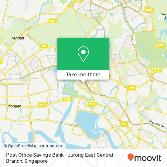 Post Office Savings Bank - Jurong East Central Branch地图