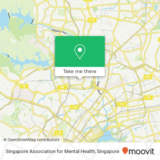 Singapore Association for Mental Health map