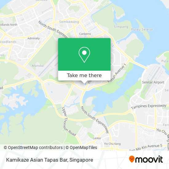 Kamikaze Asian Tapas Bar地图