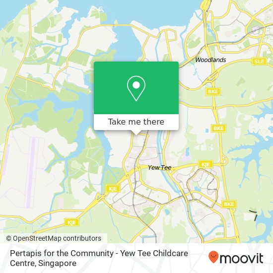 Pertapis for the Community - Yew Tee Childcare Centre地图