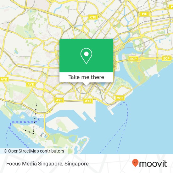 Focus Media Singapore map