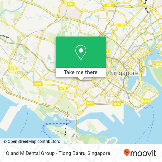 Q and M Dental Group - Tiong Bahru map