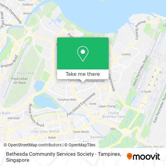 Bethesda Community Services Society - Tampines map