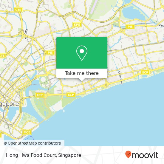 Hong Hwa Food Court map