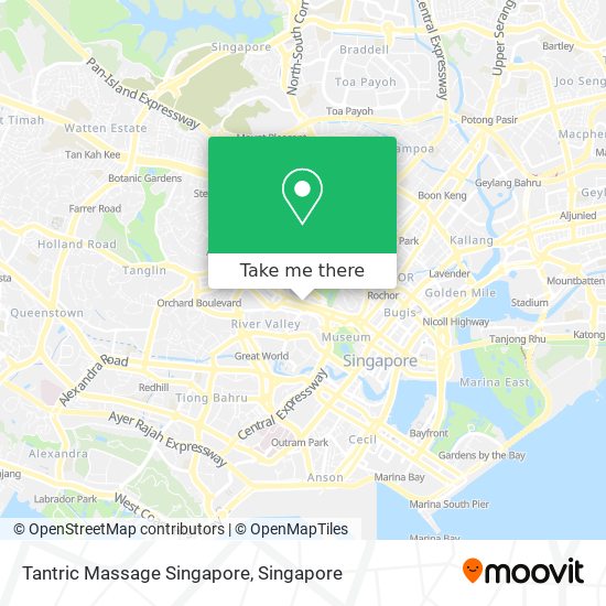 Tantric Massage Singapore map