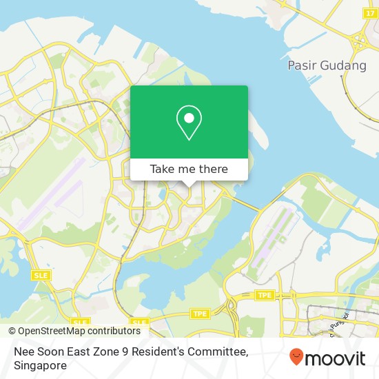 Nee Soon East Zone 9 Resident's Committee map