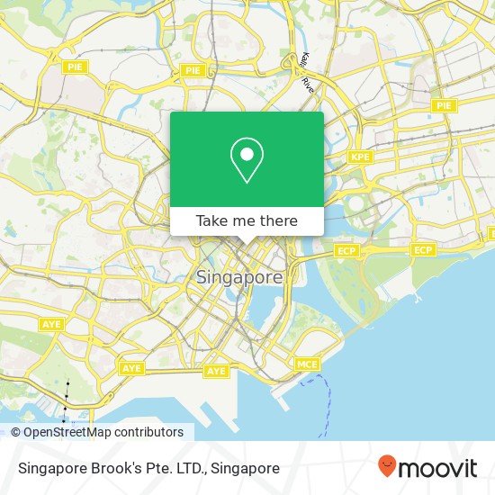 Singapore Brook's Pte. LTD. map