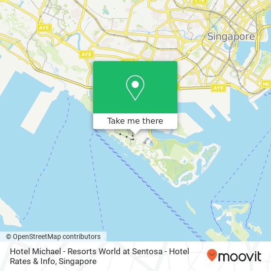 Hotel Michael - Resorts World at Sentosa - Hotel Rates & Info地图