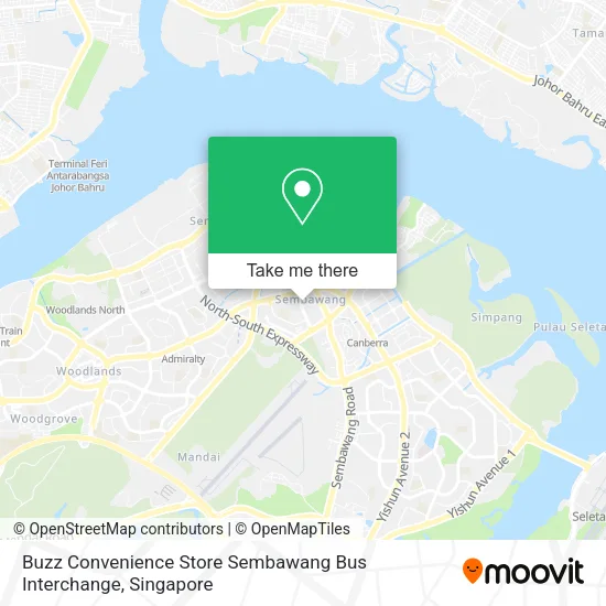 Buzz Convenience Store Sembawang Bus Interchange地图