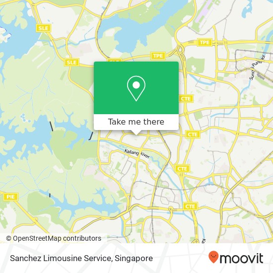 Sanchez Limousine Service map