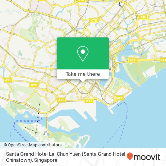 Santa Grand Hotel Lai Chun Yuen (Santa Grand Hotel Chinatown) map
