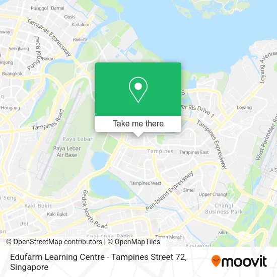 Edufarm Learning Centre - Tampines Street 72 map