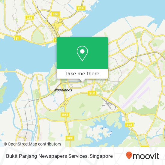 Bukit Panjang Newspapers Services map