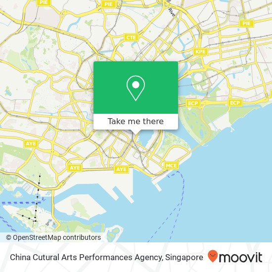 China Cutural Arts Performances Agency map