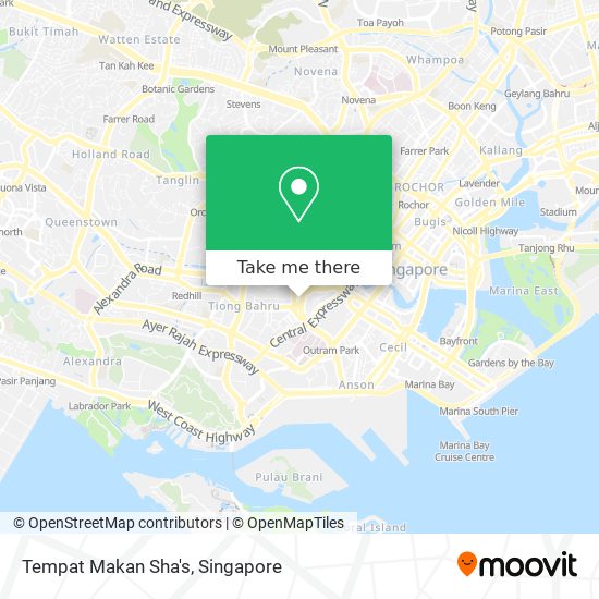 Tempat Makan Sha's map