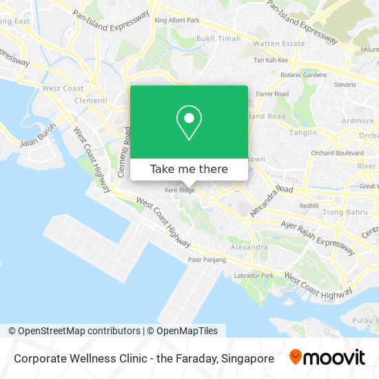 Corporate Wellness Clinic - the Faraday map