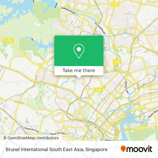 Brunel International South East Asia map