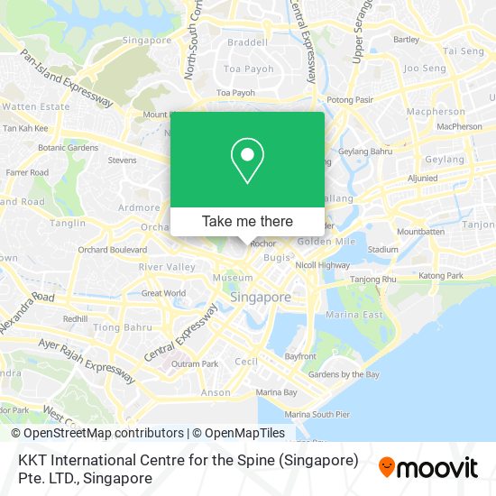 KKT International Centre for the Spine (Singapore) Pte. LTD. map